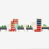 Blocks in the Blockitecture® Greenway—architect building blocks in the set up like the High Line.