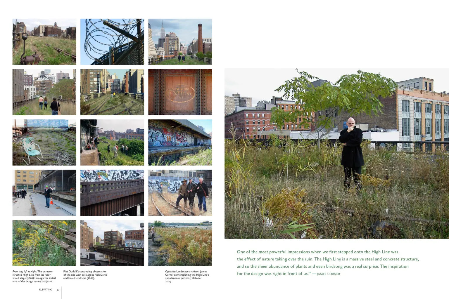 Interior spread from Gardens of the High Line.