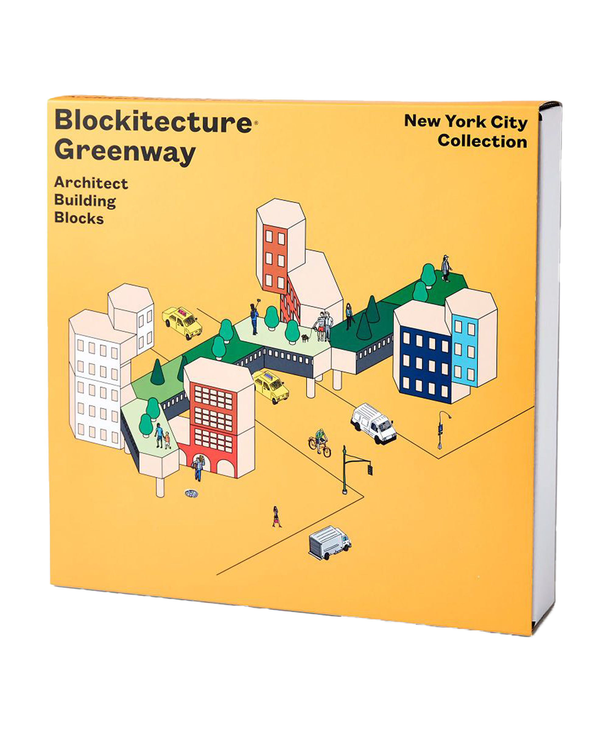 Front of the Blockitecture® Greenway—architect building blocks.