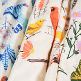 Closeup of the three tea towels in the Claudia Pearson x High Line collection.