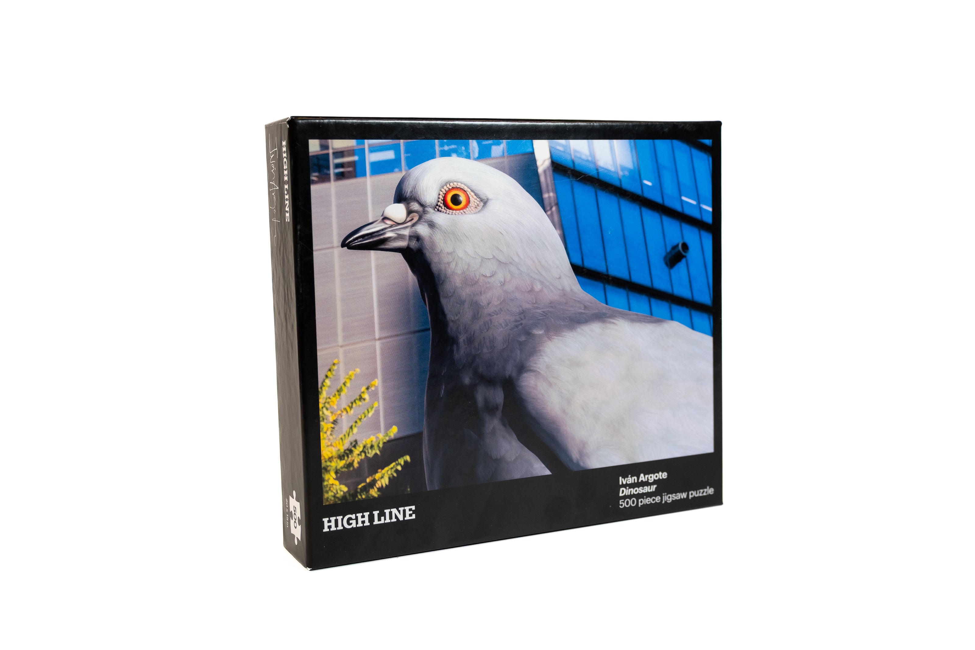 Dinosaur Puzzle box viewed at an angle.
