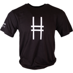 Big Icon Tee in black, featuring the High Line icon in white and sleeve detail.