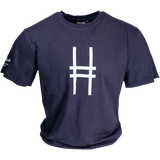 Big Icon Tee in navy, featuring the High Line icon in white and sleeve detail.