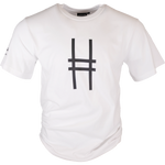 Big Icon Tee in white, featuring the High Line icon in black and sleeve detail.