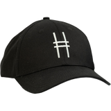 High Line Icon Contrast Cap—black cap with a white High Line icon embroidered on the front.