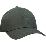 High Line Icon Cap—dark green cap with High Line icon embroidered in matching dark green thread on the front.