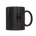 High Line Mug in Black, featuring the High Line icon in gloss against black matte ceramic.