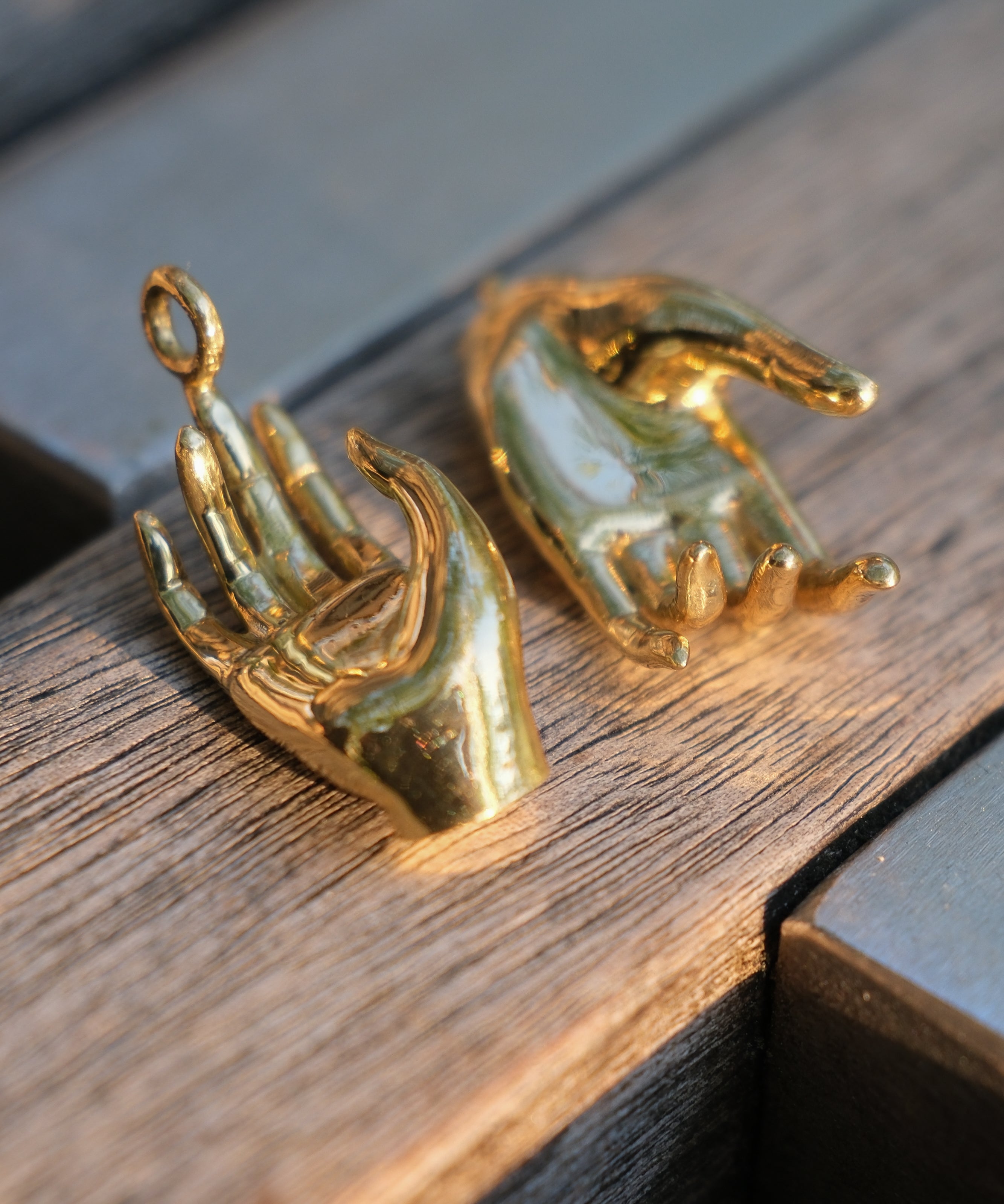 Abhaya mudra and Varada mudra pendants