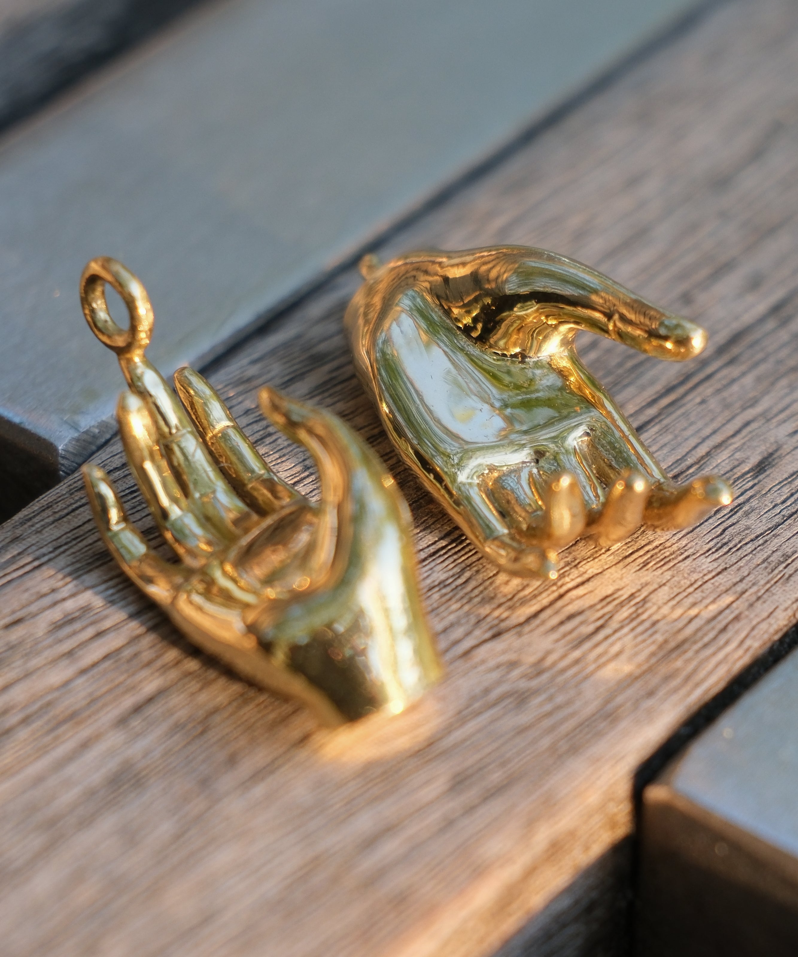 Abhaya mudra and Varada mudra pendants