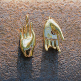 Abhaya mudra and Varada mudra pendants