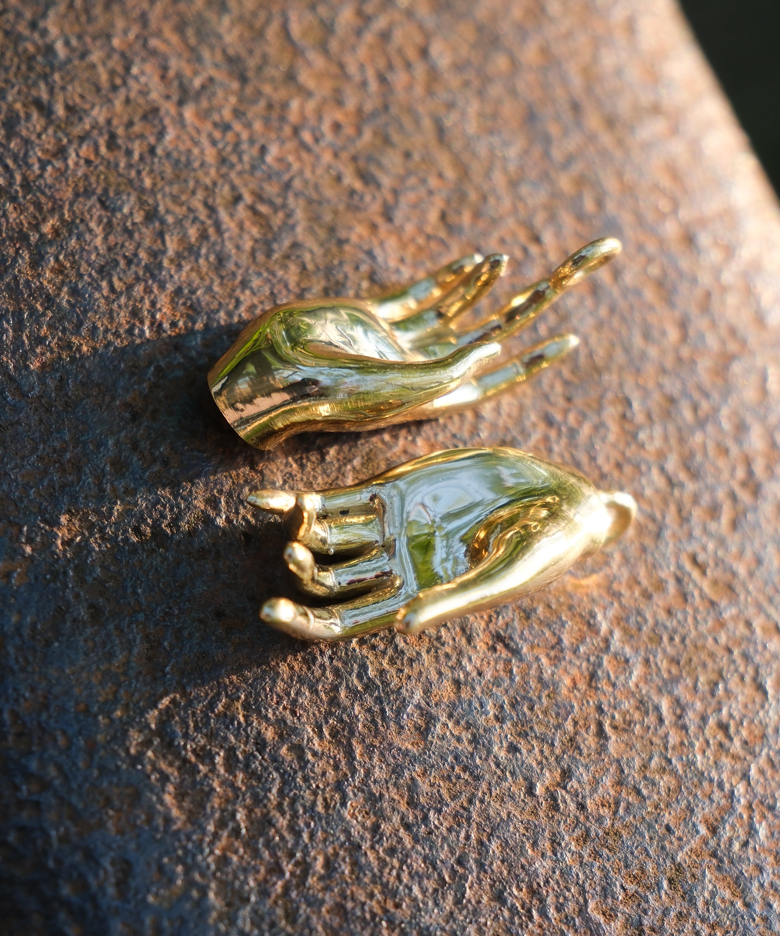 Abhaya mudra and Varada mudra pendants