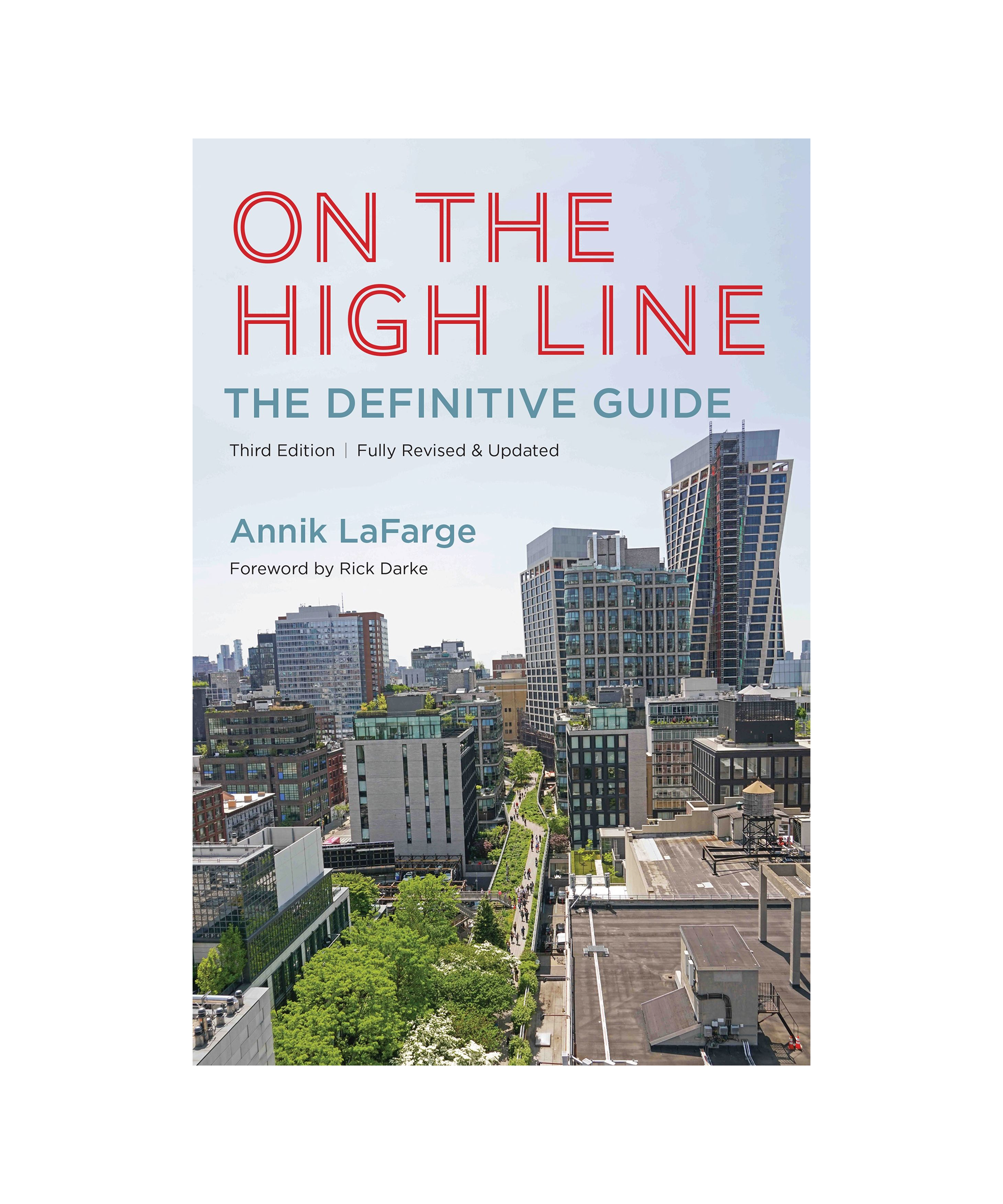 On the High Line: The Definitive Guide cover, featuring an image of the High Line.