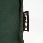 Closeup of the High Line tag on the Ivy tote.