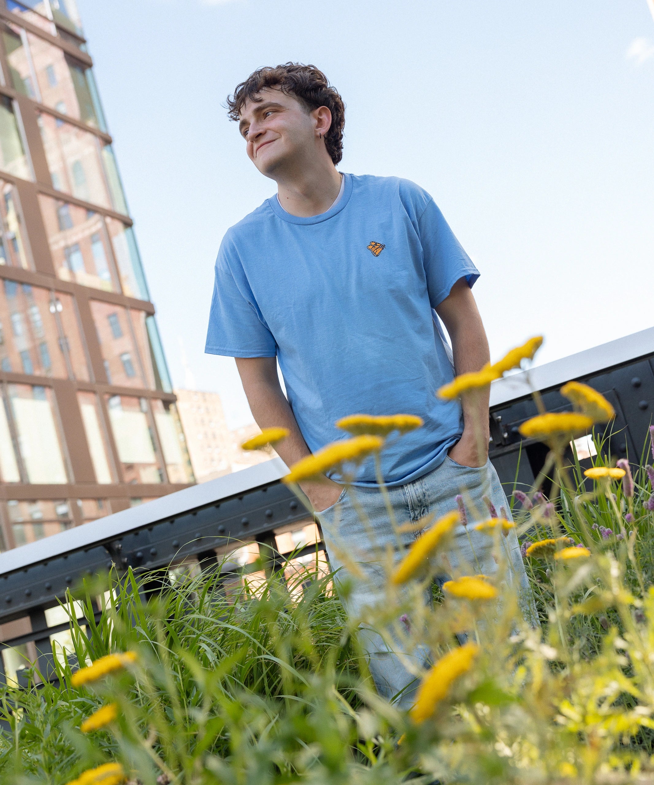 Protect Pollinators Tee in Monarch