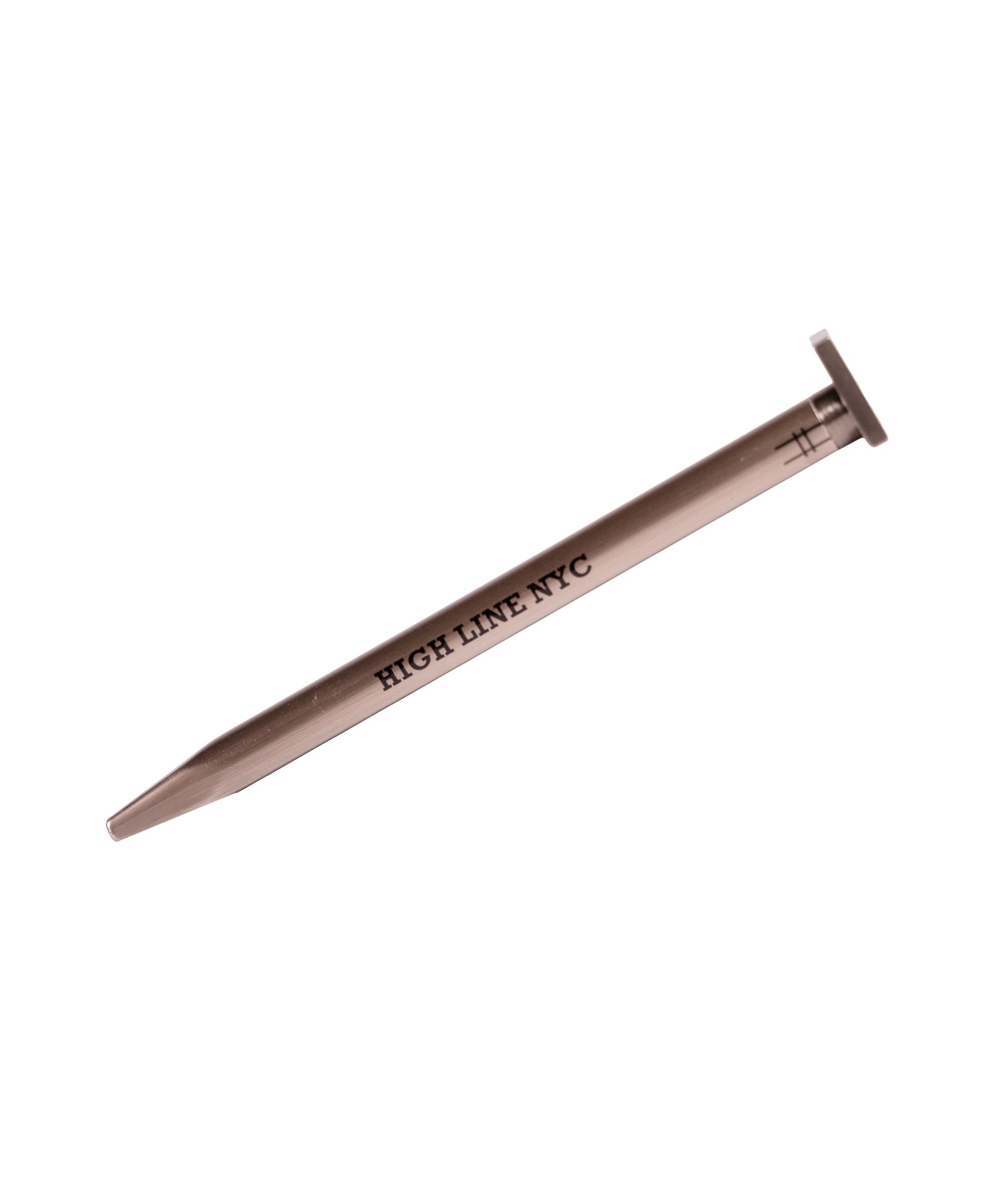 Spike Pen in silver, with "High Line NYC" and the High Line icon.