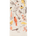 Claudia Pearson x High Line Washington Grassland tea towel, folded in sixths. The flour sack cotton tea towel is covered in illustrations of birds and plants that populate the High Line in browns, yellows and oranges.